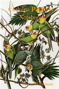 Carolina Parakeet Notebook: 6 X 9 Small Lined Notebook (Journal Notebook/Journal Diary/Journal Planner) with 120 Pages of College-Ruled Paper for Various Writing Purposes and a Great Gift for Bird Lovers