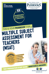 Multiple Subject Assessment for Teachers (Msat) (Nc-9)