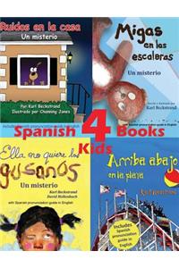 4 Spanish Books for Kids - 4 libros para niños
