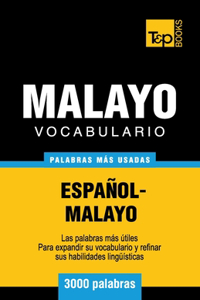 Vocabulario español-malayo - 3000 palabras más usadas