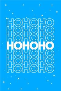 Retro Ho Ho Ho Santa Christmas Journal Notebook
