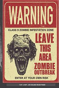 Zombie Outbreak Composition Book