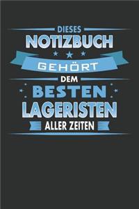 Dieses Notizbuch Gehört Dem Besten Lageristen Aller Zeiten