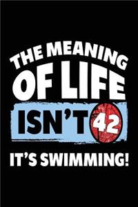 The Meaning Of Life Isn't 42 It's Swimming