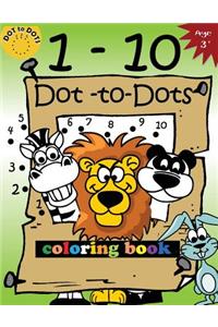 1-10 Dot-to-Dots and coloring book