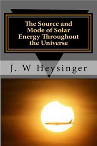 Source and Mode of Solar Energy Throughout the Universe