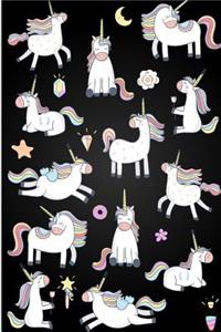 Unicorns Notebook: Cute Unicorn Journal Lined Blank Notebook and Happy Birthday Notebook for Unicorn Lovers, Cute Unicorn Birthday Journal Birthday Gift (Blank Lined Notebook Journal Daily Planner Diary)