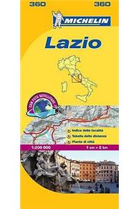 Lazio - Michelin Local Map 360