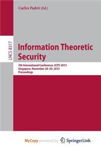Information Theoretic Security