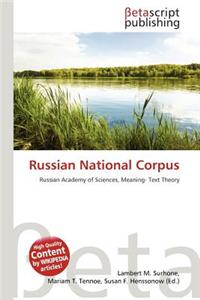 Russian National Corpus
