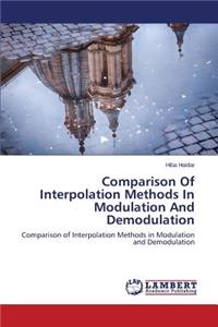 Comparison Of Interpolation Methods In Modulation And Demodulation