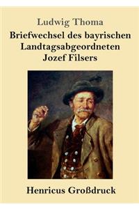 Briefwechsel des bayrischen Landtagsabgeordneten Jozef Filsers (Großdruck)