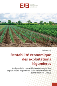 Rentabilité économique des exploitations légumières
