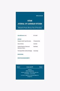 Gitam Journal Of Gandhian Studies (Vol. 3, No. 1)