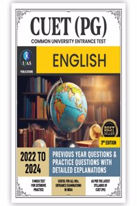 CUET PG English PYQ Book - Topic wise Previous Year (2022-2024) Questions with Solved Papers | 5 Mock Test for Exam Practice | Best Book for all MSc Entrance Exam - IFAS Publications