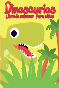 Libro para colorear de dinosaurios para ninos