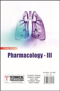 Pharmacology III - for B. PHARMACY PCI SYLLABUS - TEXTBOOK