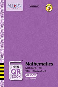 CBSE Board Std. 8 QR Book - Mathematics | Firefly | New Technology | Powered by Virtual Teachers Available 24x7 | Set of 2 (Vol 1 and Vol 2)