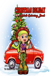 Christmas Holiday Adult Coloring Book