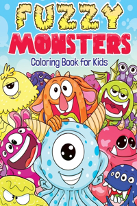 Fuzzy Monsters Coloring Book for Kids