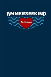 Ammersee Kind Notizbuch, Reise Tagebuch: Kariert, Planer Mit Extra Packliste Zum Abhaken, 6X9inch (Ca. Din A5), Für Männer, Frauen, Mädchen, Ideales Geschenk