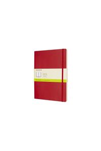 Moleskine Scarlet Red Extra Large Plain Notebook Soft