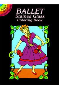 Ballet Stained Glass Coloring Book