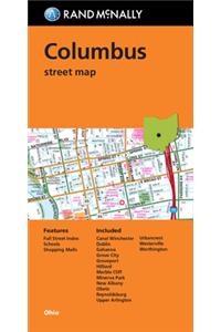 Folded Map Columbus Oh Street