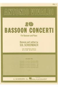 10 Bassoon Concertos - Volume 1