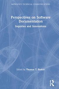 Perspectives on Software Documentation