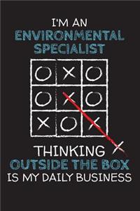 I'm an ENVIRONMENTAL SPECIALIST