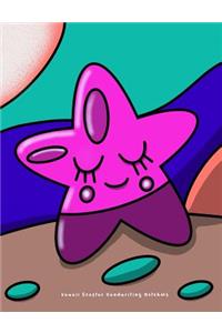 Kawaii Seastar Handwriting Notebook
