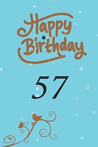 Happy birthday 57