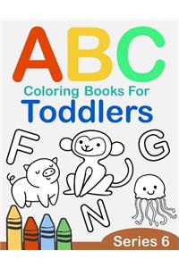 ABC Coloring Books for Toddlers Series 6