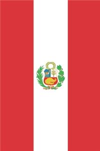 Peru Travel Journal - Peru Flag Notebook - Peruvian Flag Book