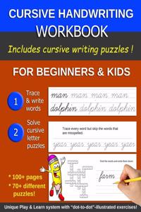 Cursive Handwriting Workbook for Beginners & Kids