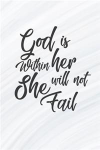 God Is Within Her She Will Not Fall