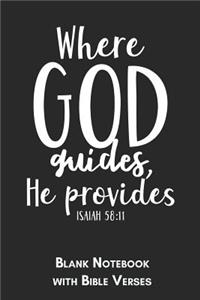 Where God guides he provides Isaiah 58