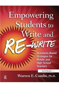 Empowering Students to Write and Re-write