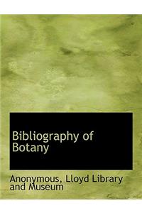Bibliography of Botany