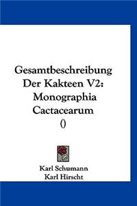 Gesamtbeschreibung Der Kakteen V2