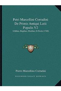 Petri Marcellini Corradini De Primis Antiqui Latii Populis V2