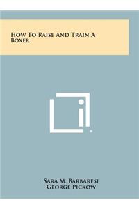 How To Raise And Train A Boxer