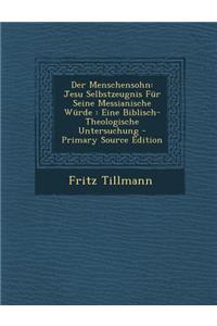 Der Menschensohn