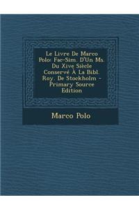 Le Livre de Marco Polo
