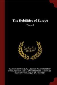 The Nobilities of Europe; Volume 1