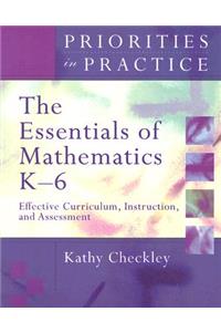 Essentials of Mathematics K-6: Effective Curriculum, Instruction, and Assessment