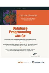 Database Programming with C#