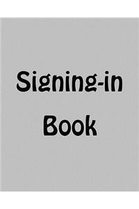 Signing-In Book