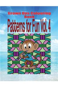 Grown Ups Colouring Book Patterns for Fun Vol. 4 Mandalas